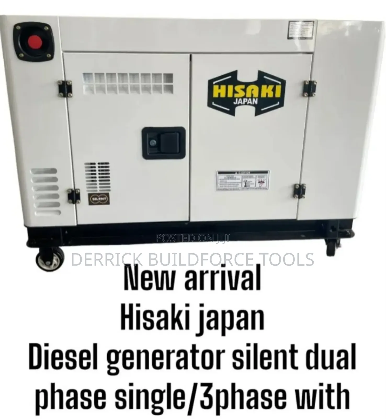 Hisaki Japan 16.25kva Dual Phase Diesel Silent Generator
