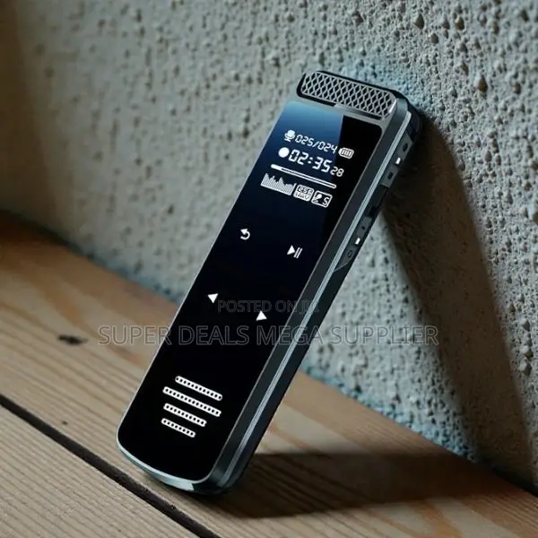 Usb Charged Touch Screen Voice Recorder With Built-in Mic and Playback