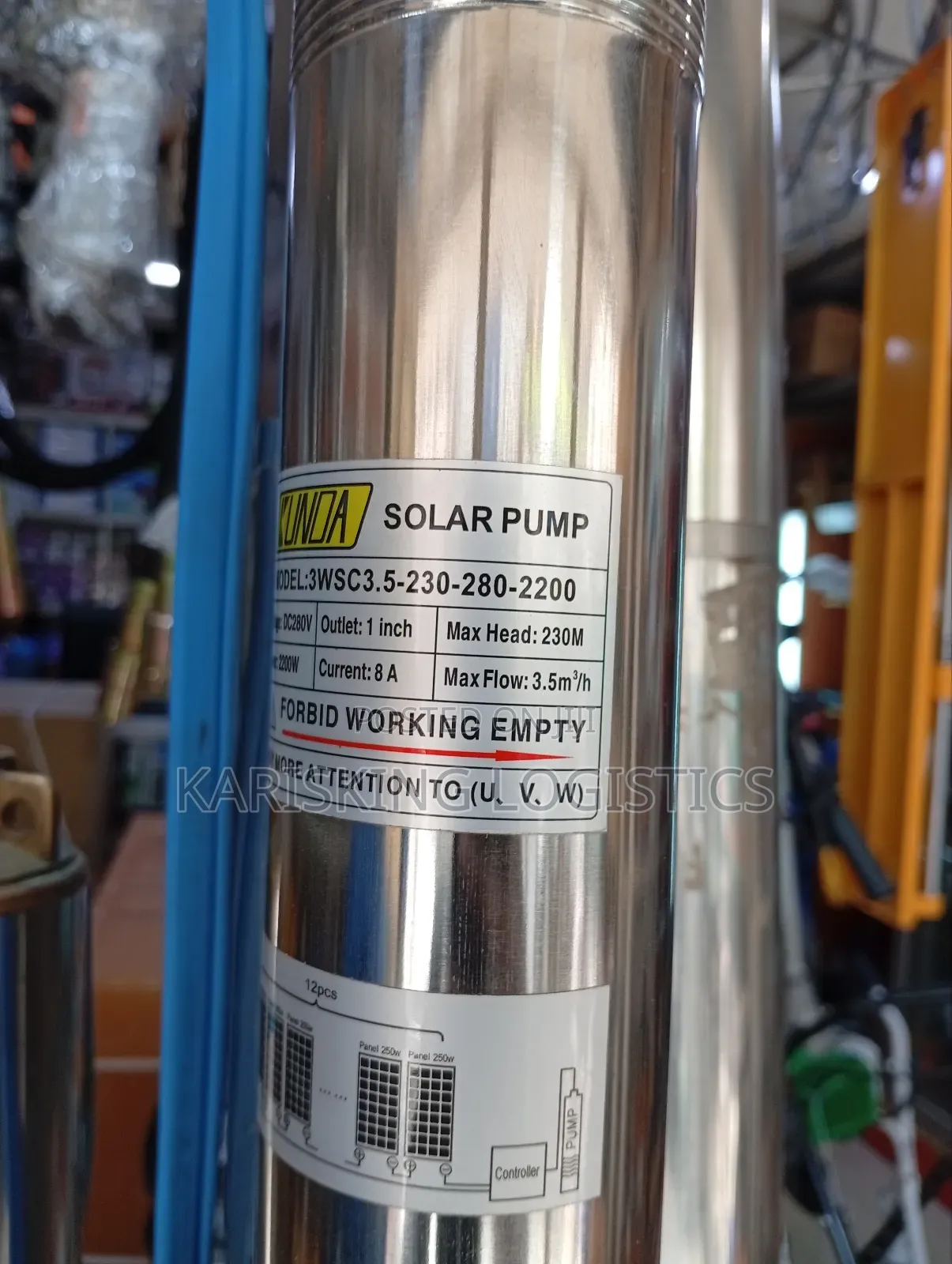 Kunda Solar Submersible Pump - 230m