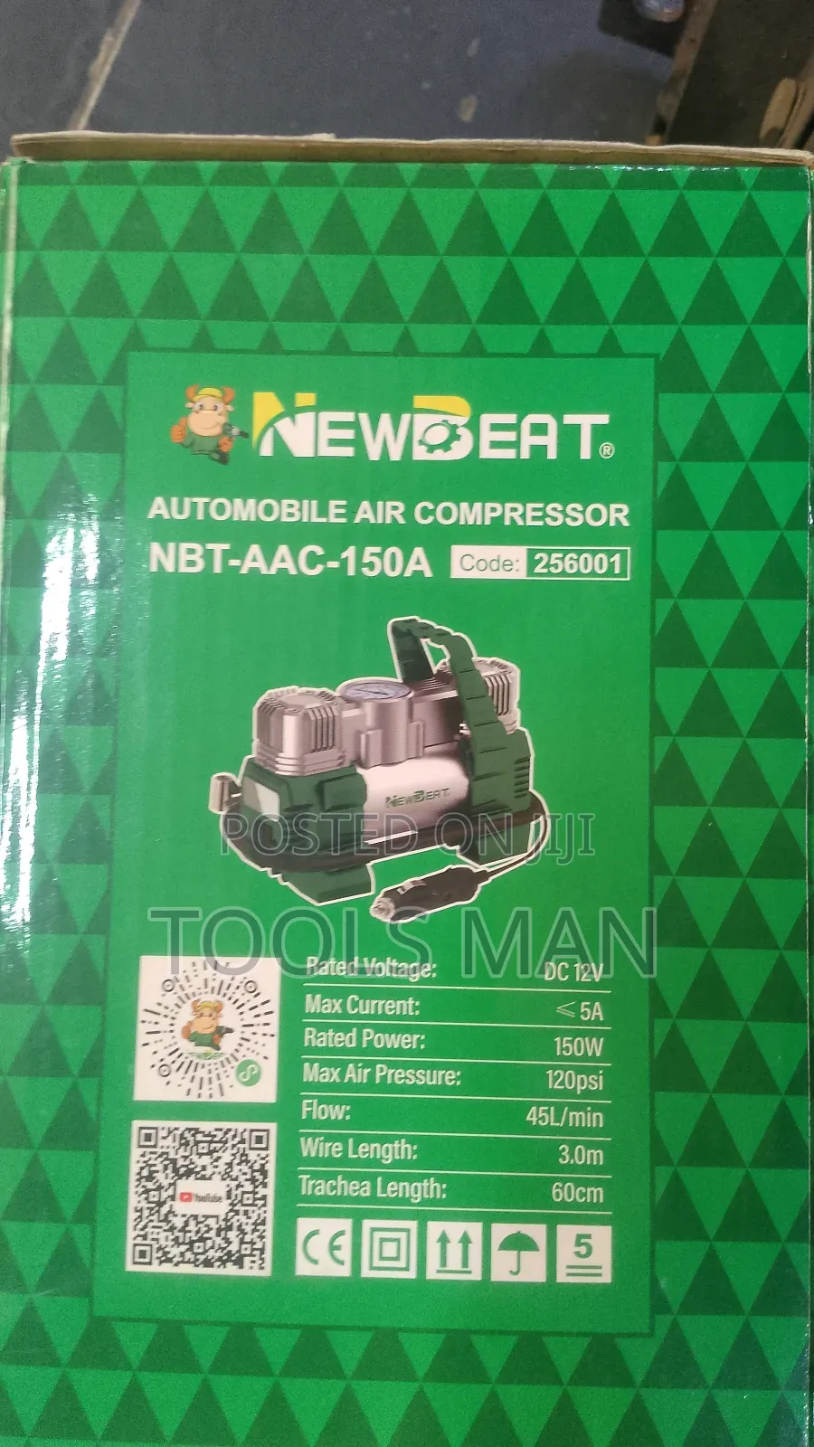 Newbeat Automobile Air Compressor.