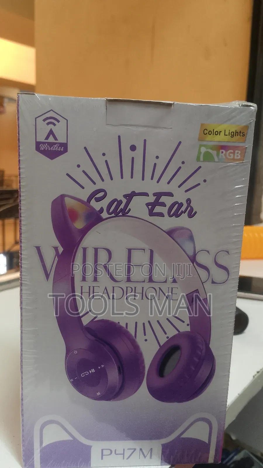 P47m Cat Ear Bluetooth Wireless Headphones.