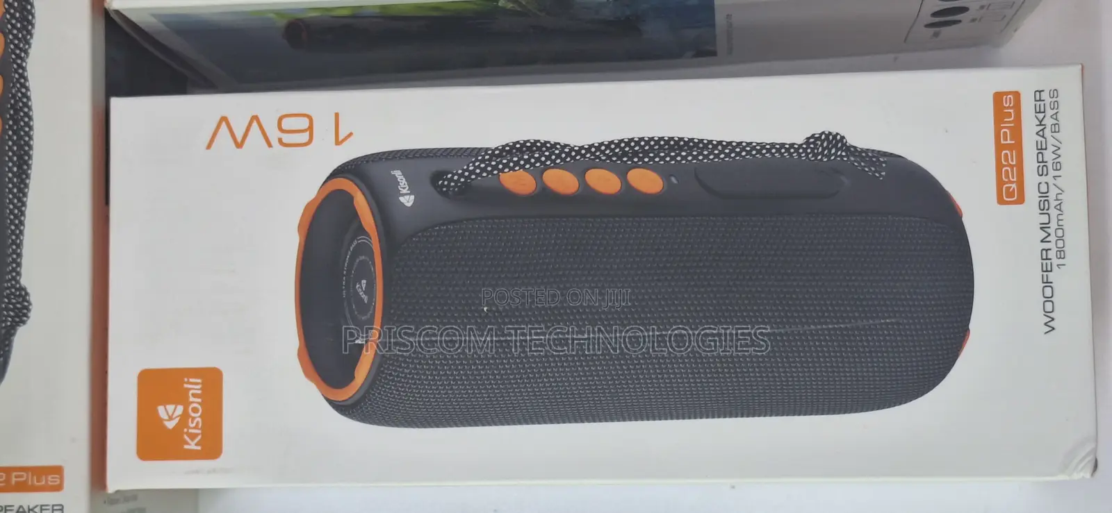 16w Kisonli Wireless Speaker Woofer Rechargeable 1800mah