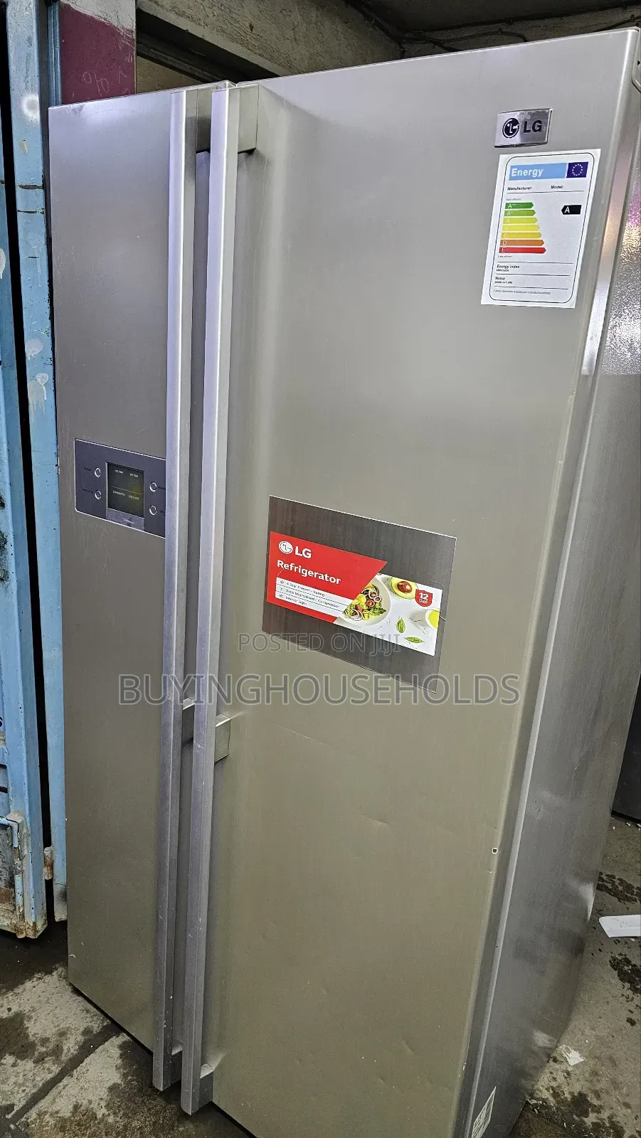 Lg 580l Side by Side Fridge