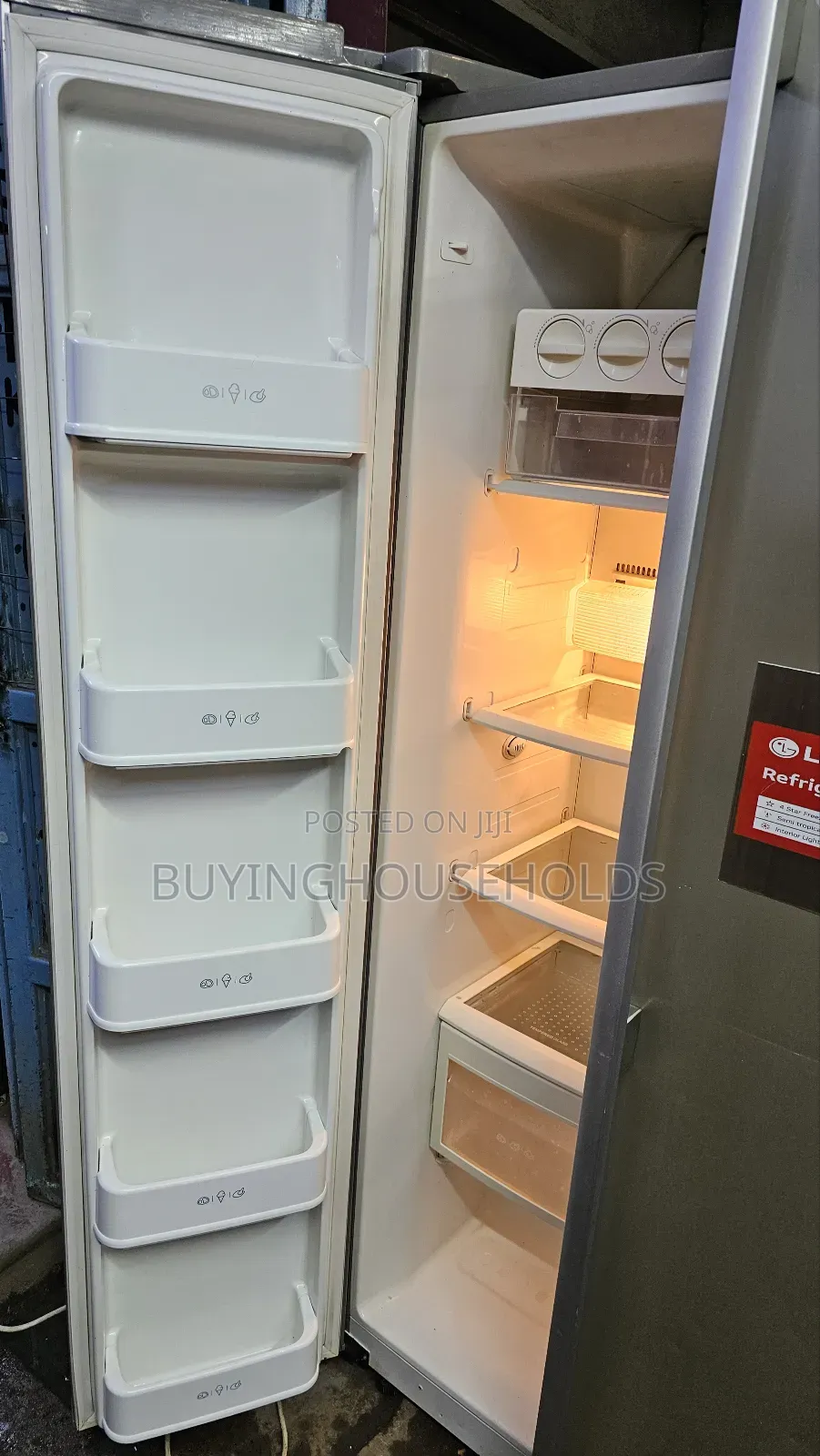 Lg 580l Side by Side Fridge