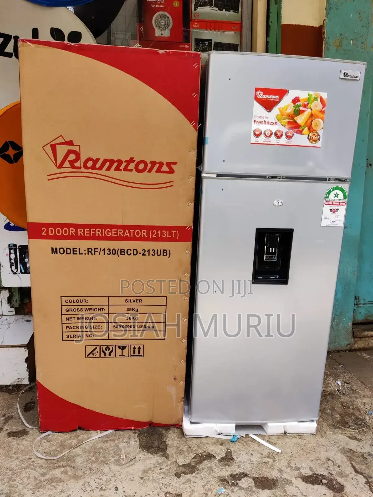 Ramtons Rf/130 213litres Fridge With Dispenser