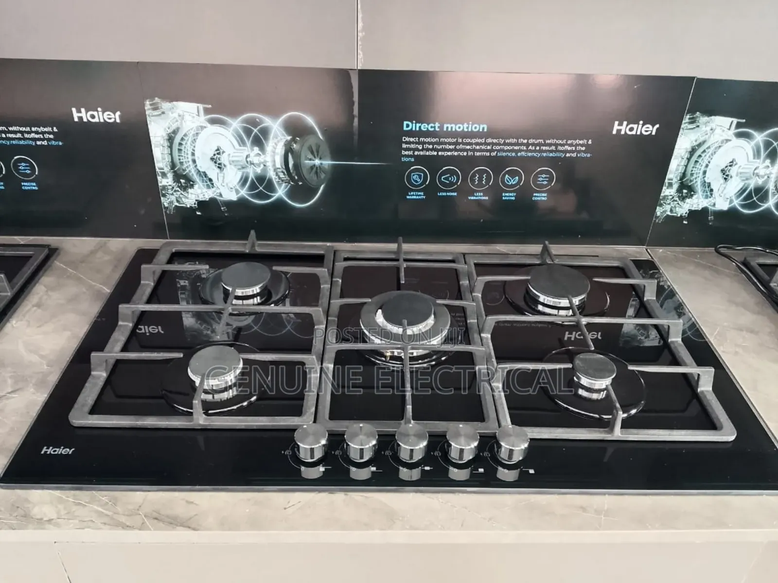 Haier 75cm 5burner Built in Cooker Hob