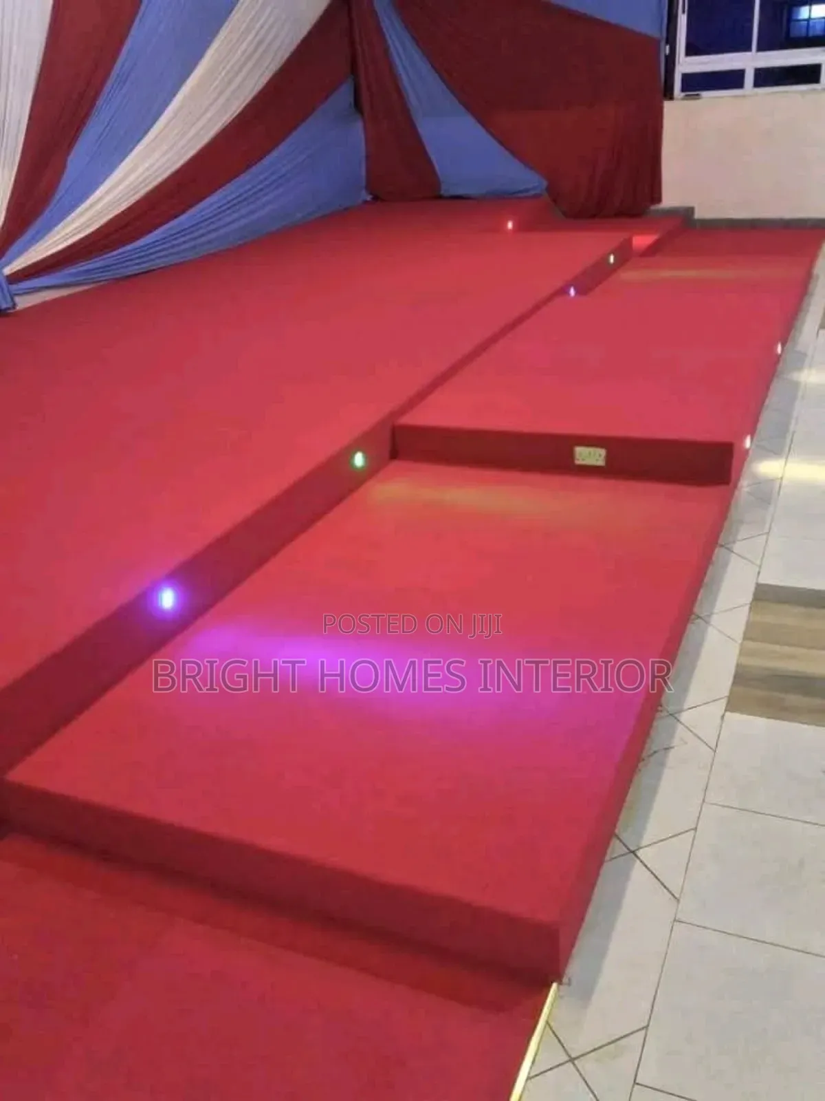 Raised Altar Modern Wall to Wall Carpet