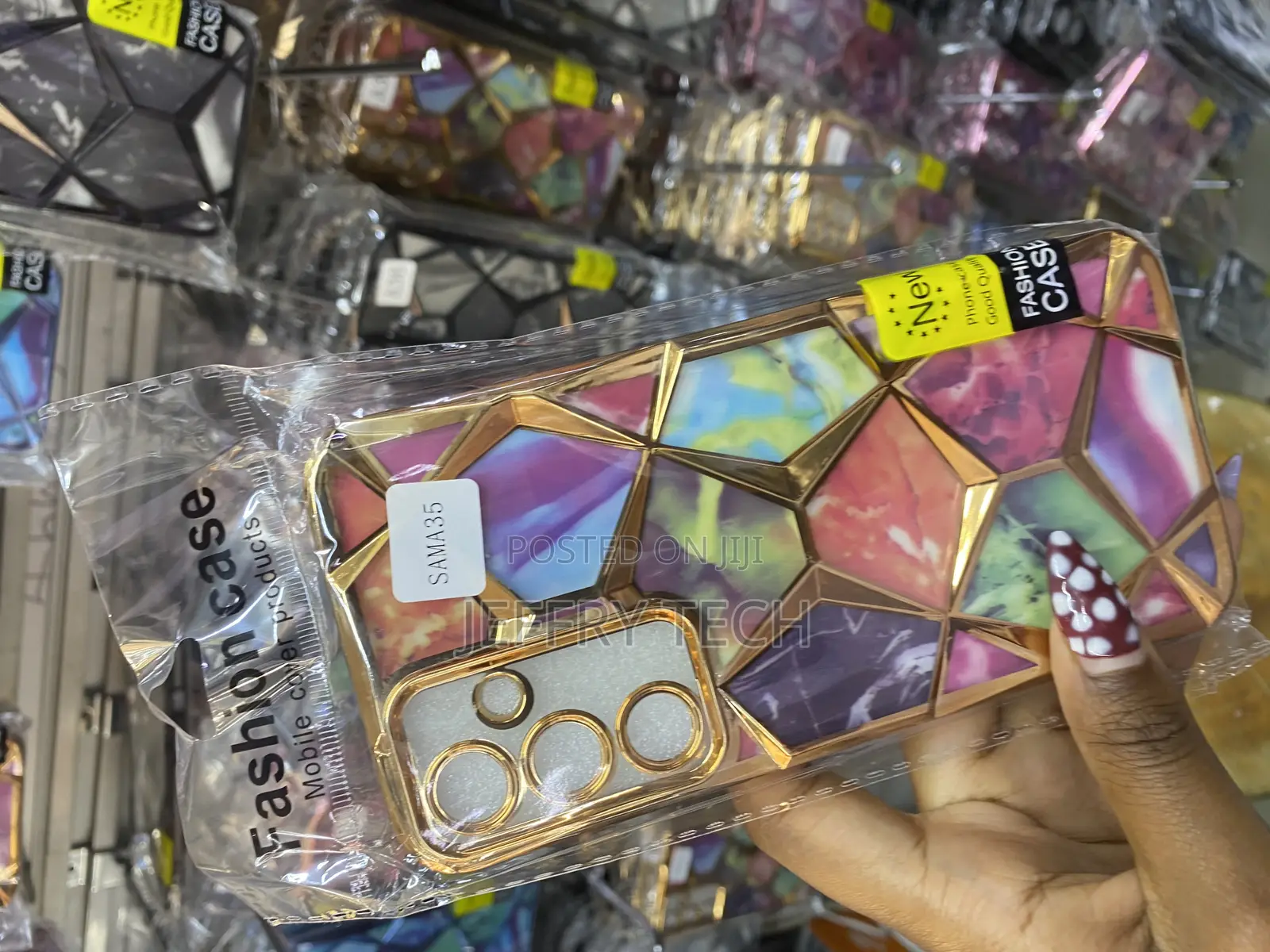 Nuhrte Samsung Galaxy A35 5g Glitter Sparkle Diamond Print Case