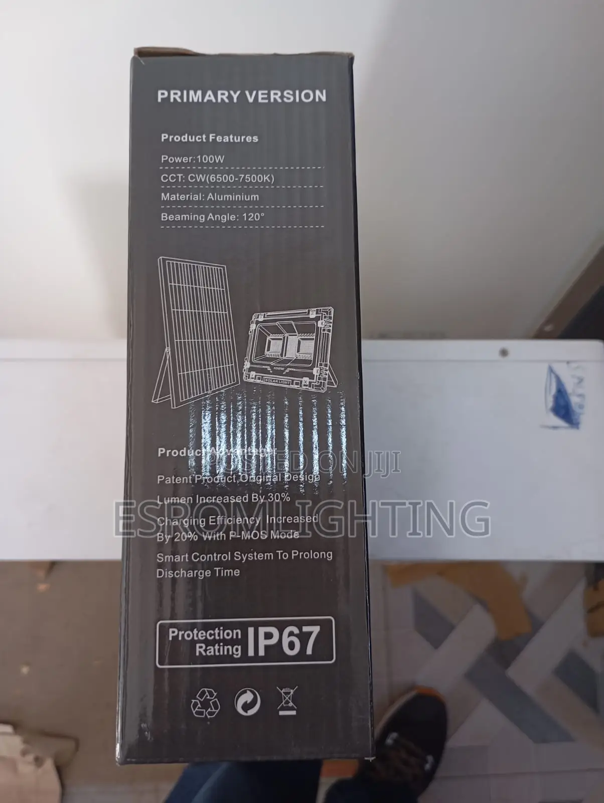 RGB 100 Watts Solar Floodlight