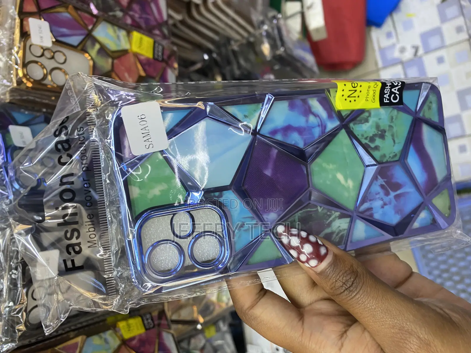 Bokee Samsung Galaxy A06 Glitter Sparkle Diamond Print Case