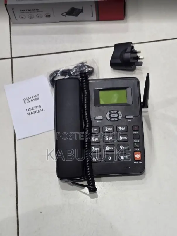 Dual Sim GSM Fixed Wireless Desktop Phone
