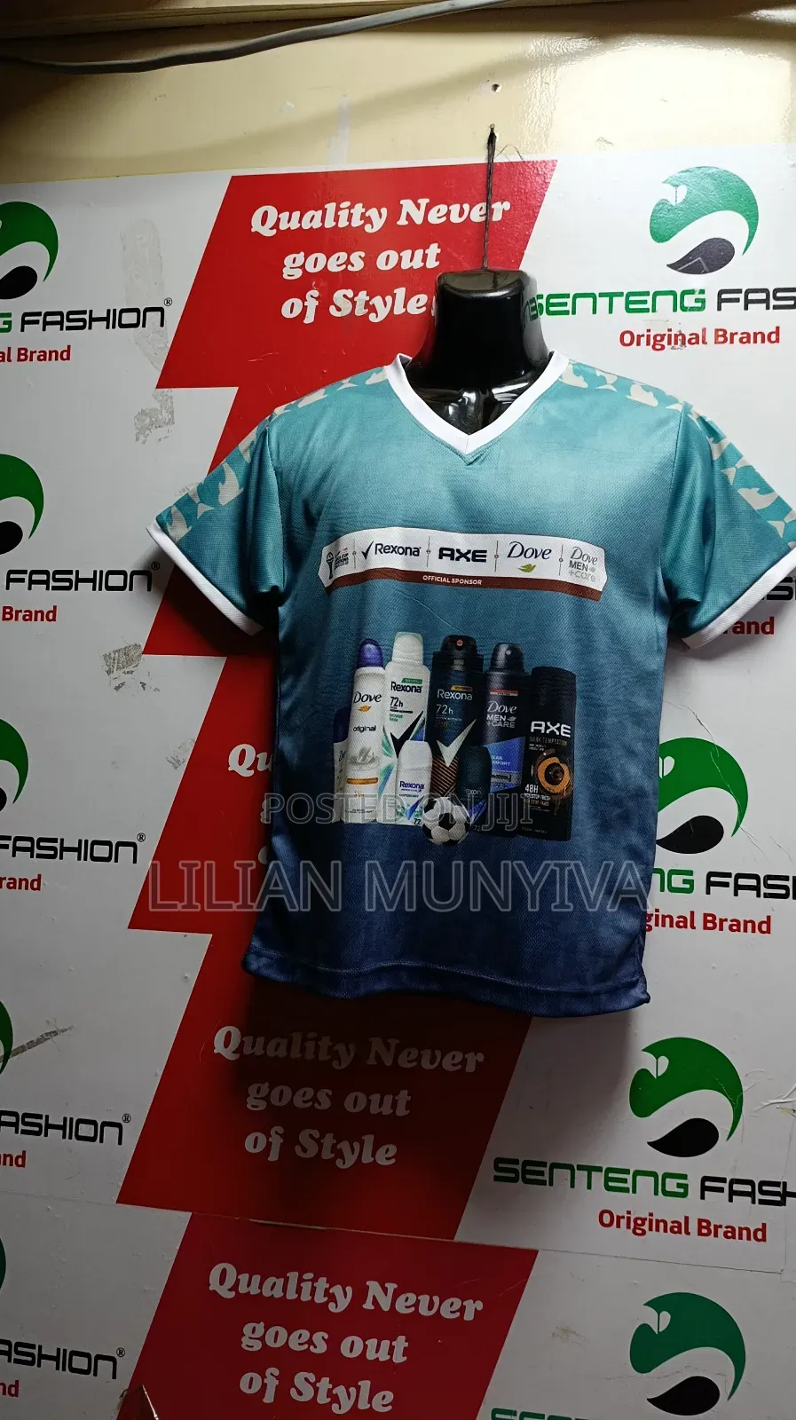 Branded Dry Fit v Neck T Shirts