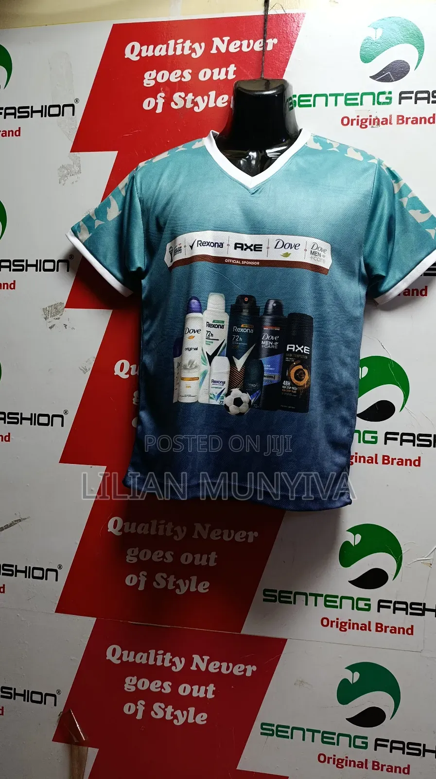 Branded Dry Fit v Neck T Shirts