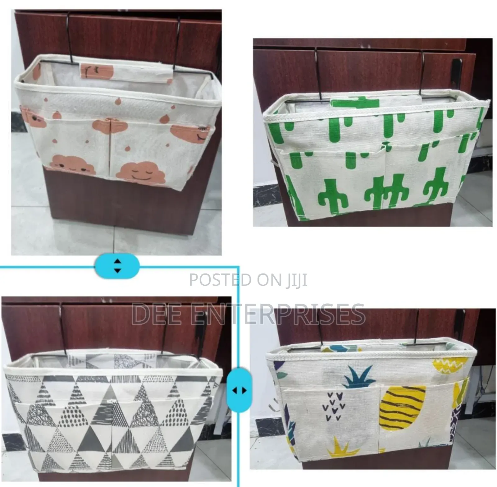 Over the Cabinet Door Multipurpose Canvas Organizer