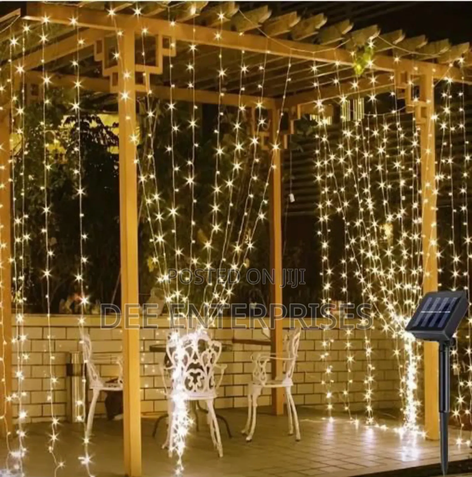 1m Led Curtain Fairy Christmas Lights With Remote