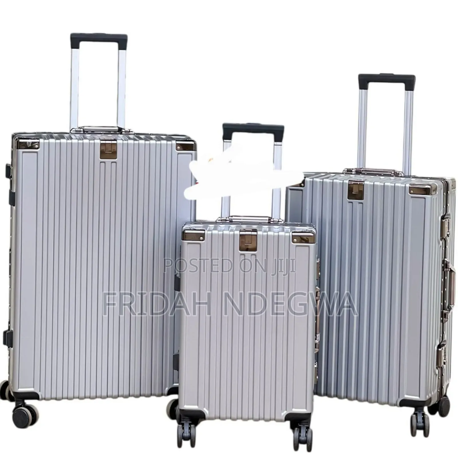 3 in 1 Laxurious Managerial Bossy Aliminium Flame Zippless Suitcase