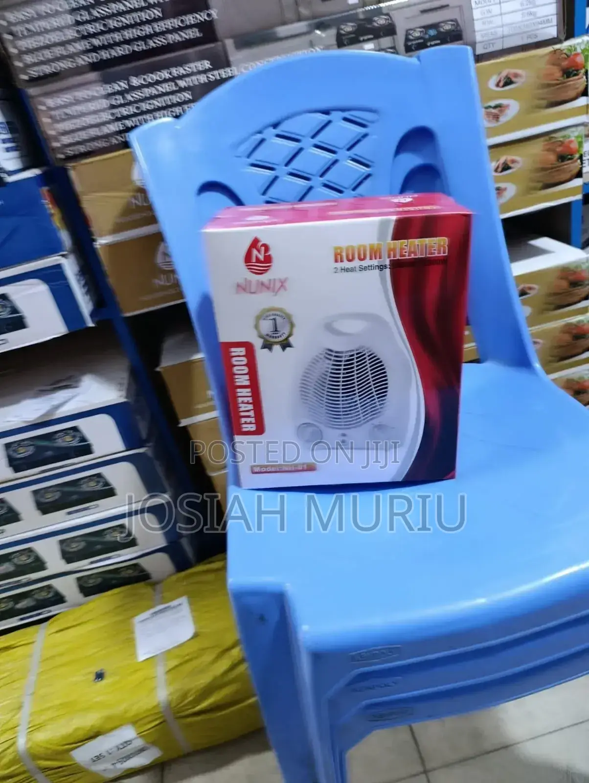 Nunix Portable Room Heater Two Heat Settings 1000/2000w