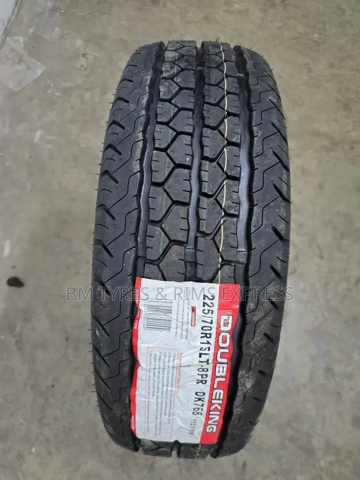 Lt 225 /70 R15 Doubleking 8ply(Commercial)