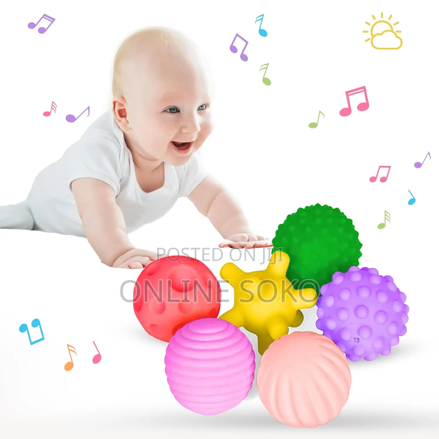 Soft Baby Basic Baby Training Sensory Balls Montessori Toys