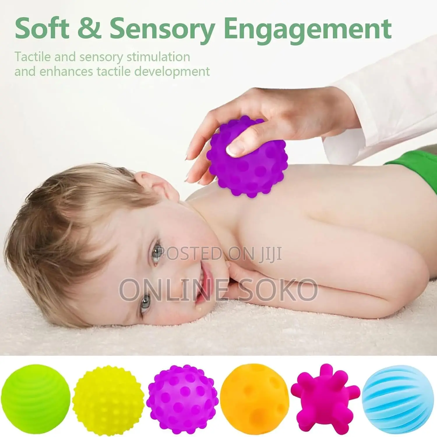 Soft Baby Basic Baby Training Sensory Balls Montessori Toys