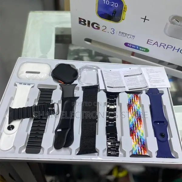 I20 Ultra Max Suit Smart Watch 2024 New 10in1 2.3inch Large