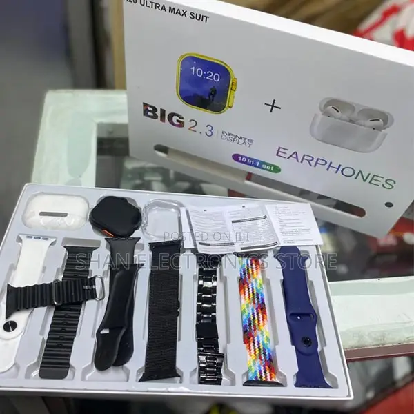 I20 Ultra Max Suit Smart Watch 2024 New 10in1 2.3inch Large