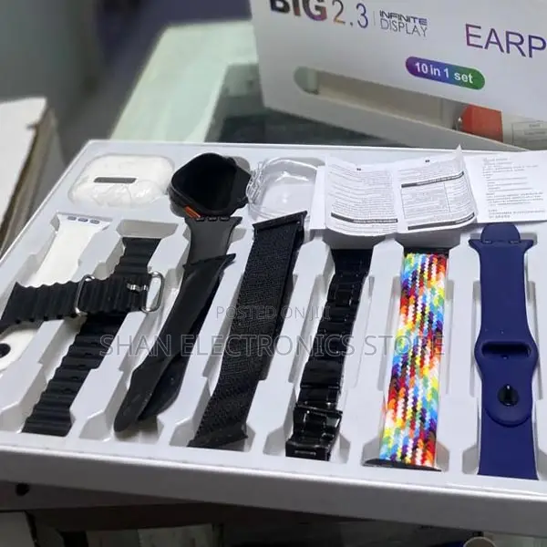 Sure Bet - I20 Ultra Max Suit Smart Watch With 7 in 1 Straps