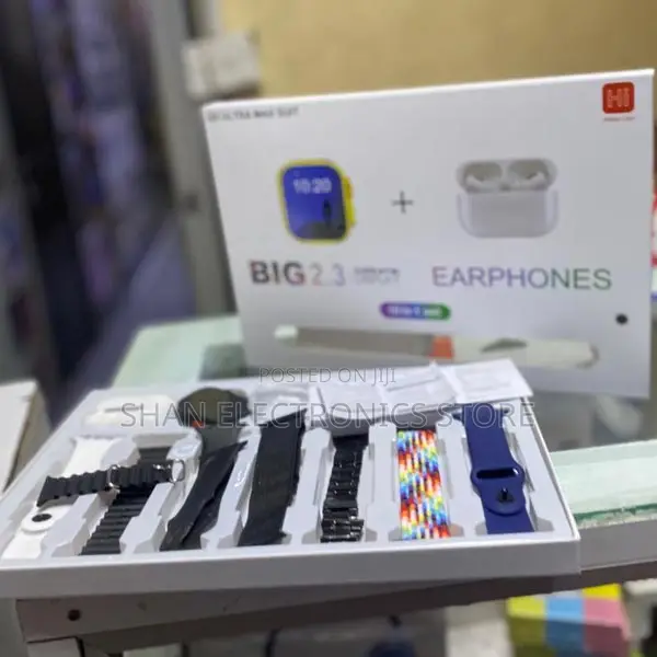 Sure Bet - I20 Ultra Max Suit Smart Watch With 7 in 1 Straps