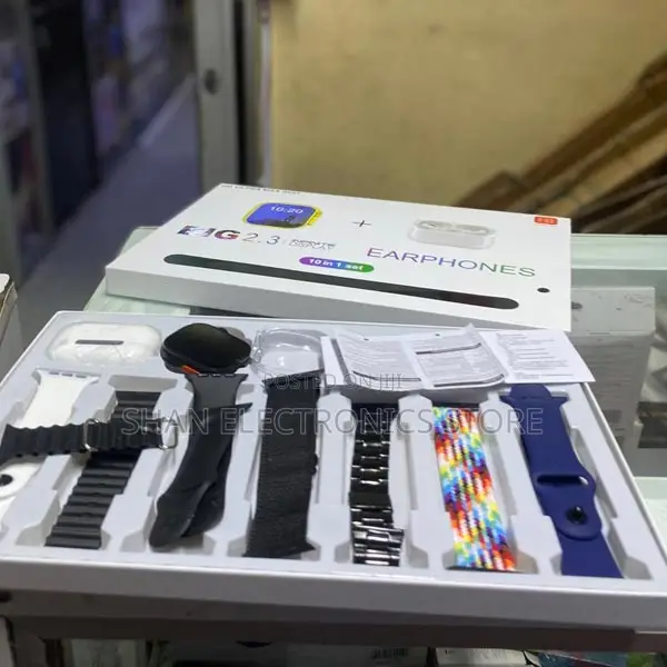 I20 Ultra Max Suit 10-in-1 Set – Bt Calling Smartwatch