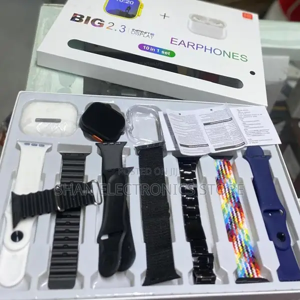 I20 Ultra Max Suit 10-in-1 Set – Bt Calling Smartwatch