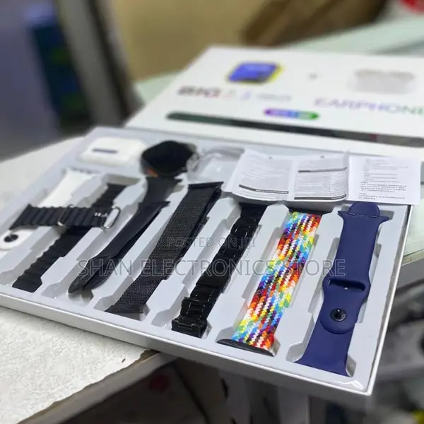 Quality 10in1 Set Smartwatch With 7 Straps 49mm I20 Ultra Max