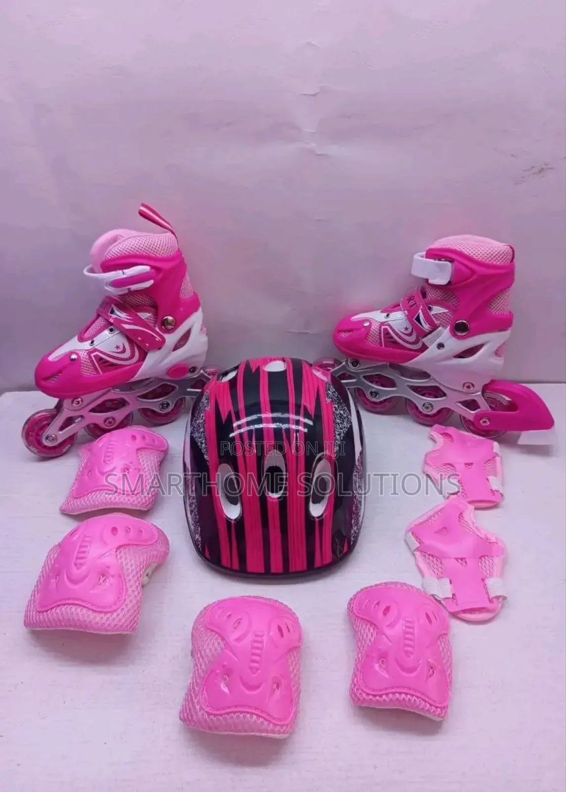 Protective Pink Skate Shoes