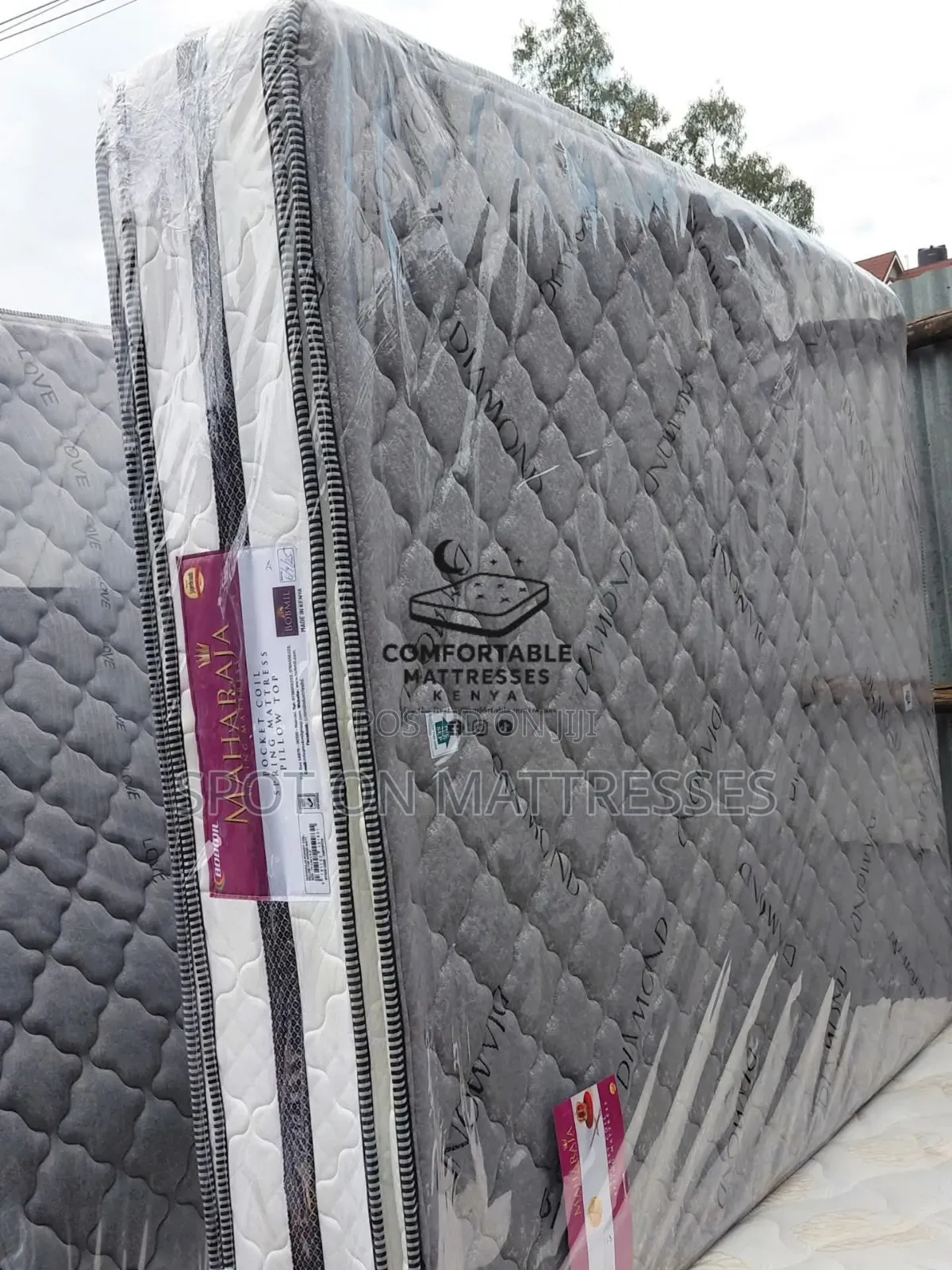 5x6x10 Double Pillowtop Pocket Spring Mattresses (7yrs Warranty)