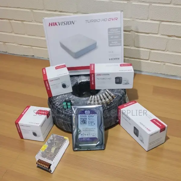 Hikvision 4 Camera Full Hd 1080p 2mp Security Kit With Night Vision