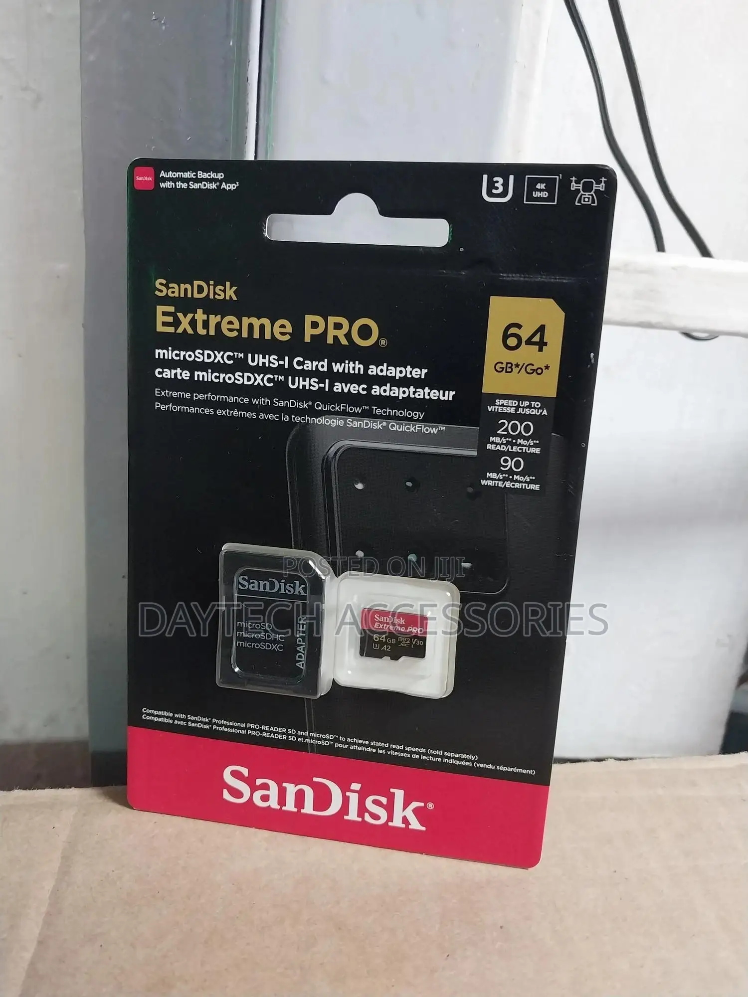 Sandisk 64gb Microsd Ext Pro Memory Card (200mb/S)
