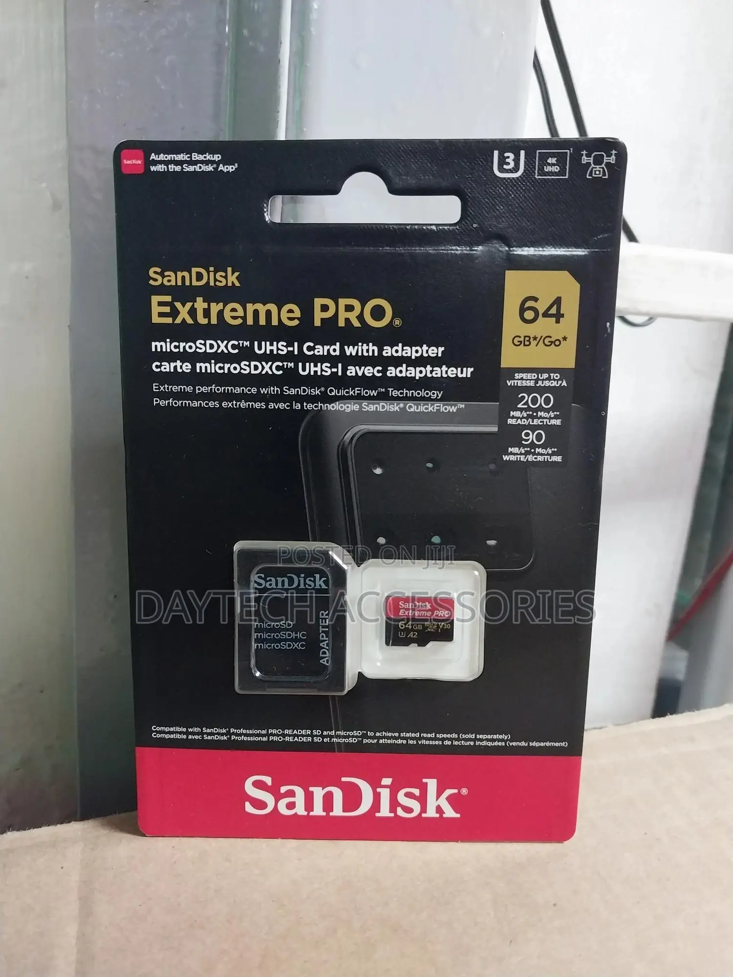 Sandisk 64gb Microsd Ext Pro Memory Card (200mb/S)