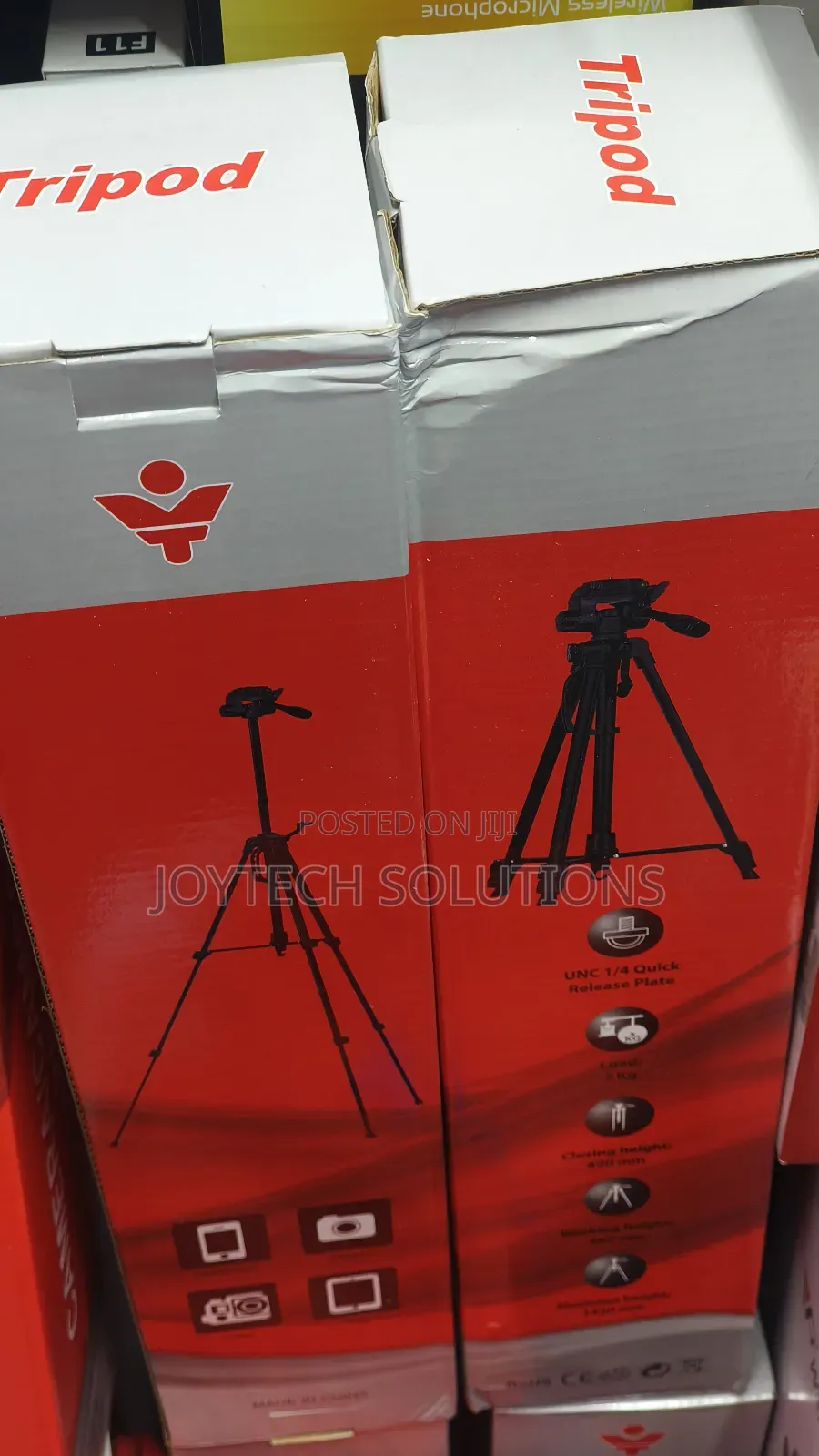 Cameras and Phone Foldable Tripod Stands 3520 Stand
