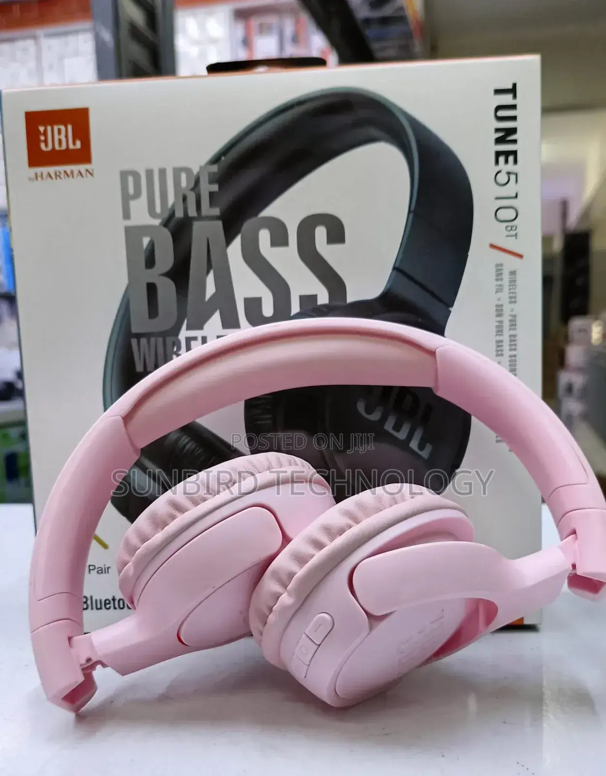 Pink JBL 510 Headphones