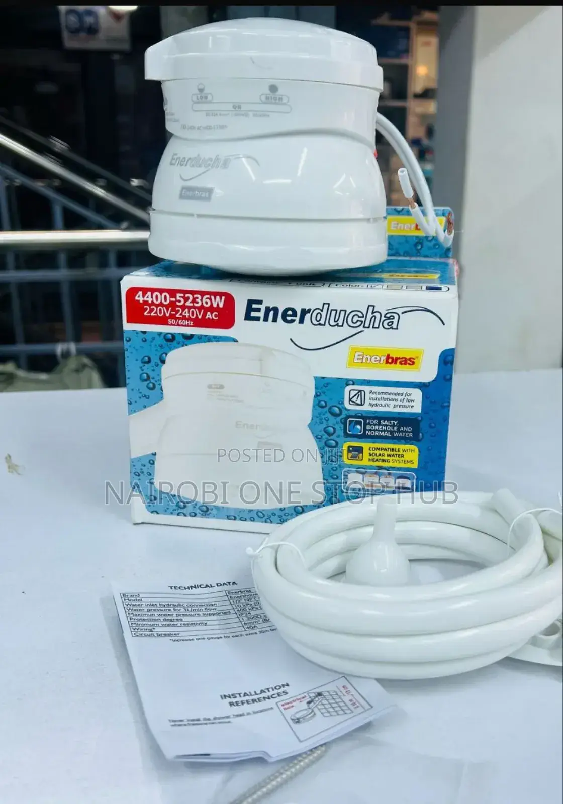 3t Enerducha Shower Head