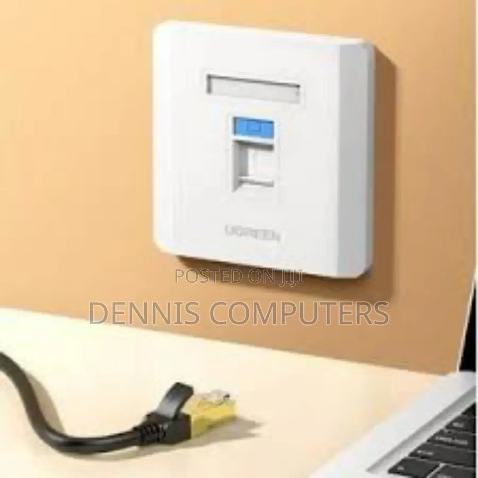 Ugreen Single Port Wall Plate White