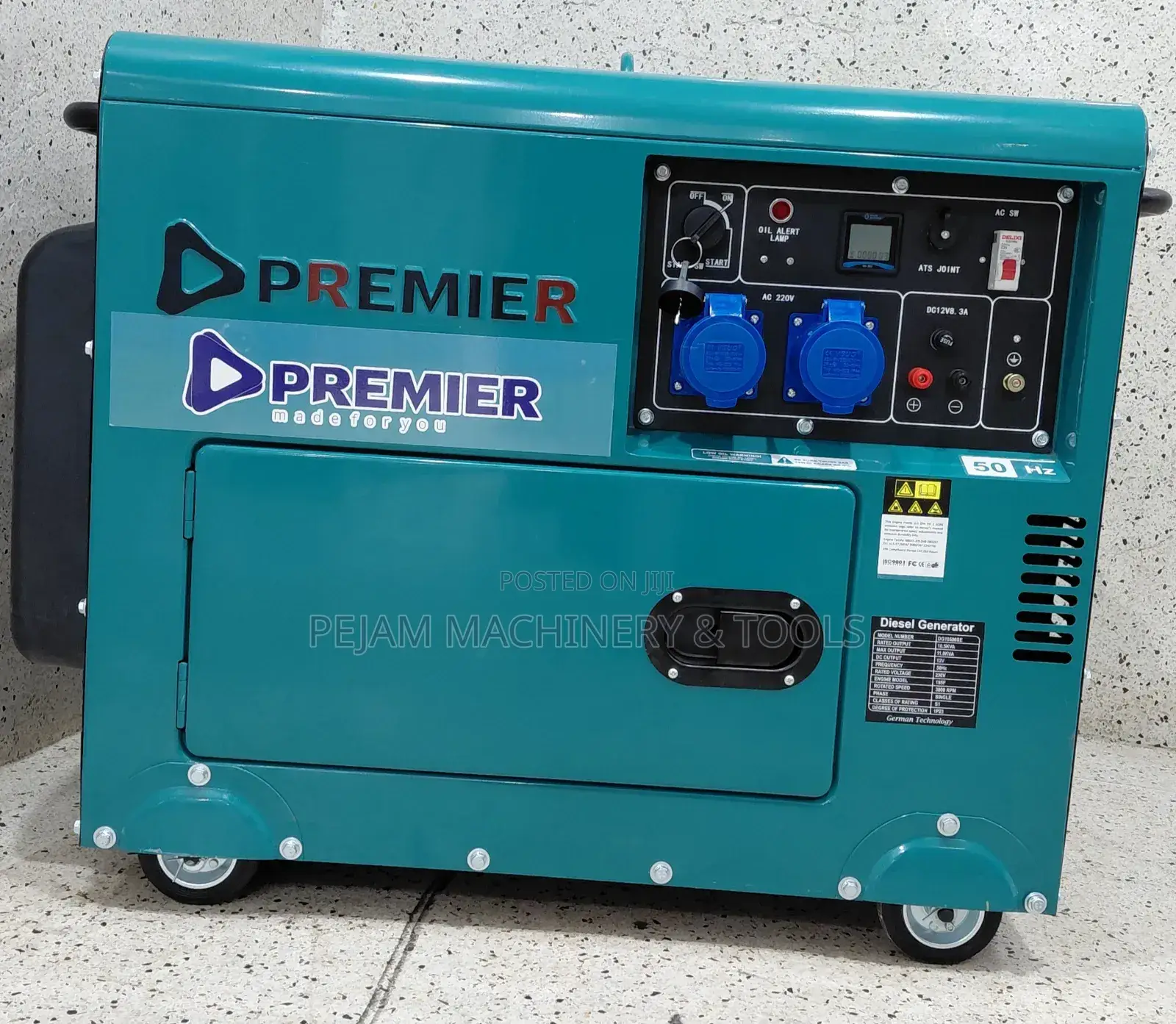 10.5kva Premier Silent Diesel Generator.