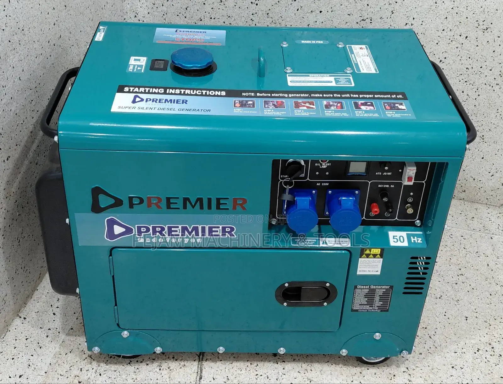 10.5kva Premier Silent Diesel Generator.