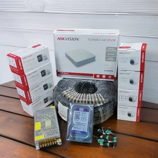 Hikvision Full Hd 1080p 8 Channel DVR CCTV Kit With 500gb Hard Disk