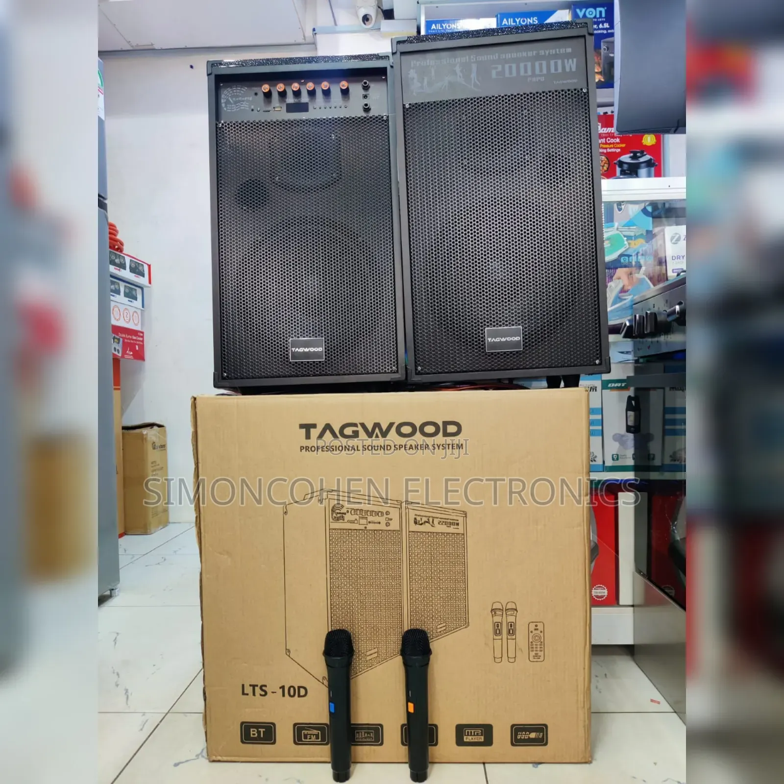 Tagwood 10d Speaker With 2 Microphones