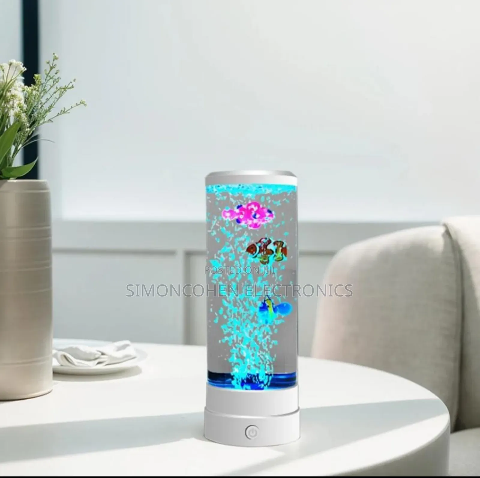 Led Bubble Fish Lamp Decor