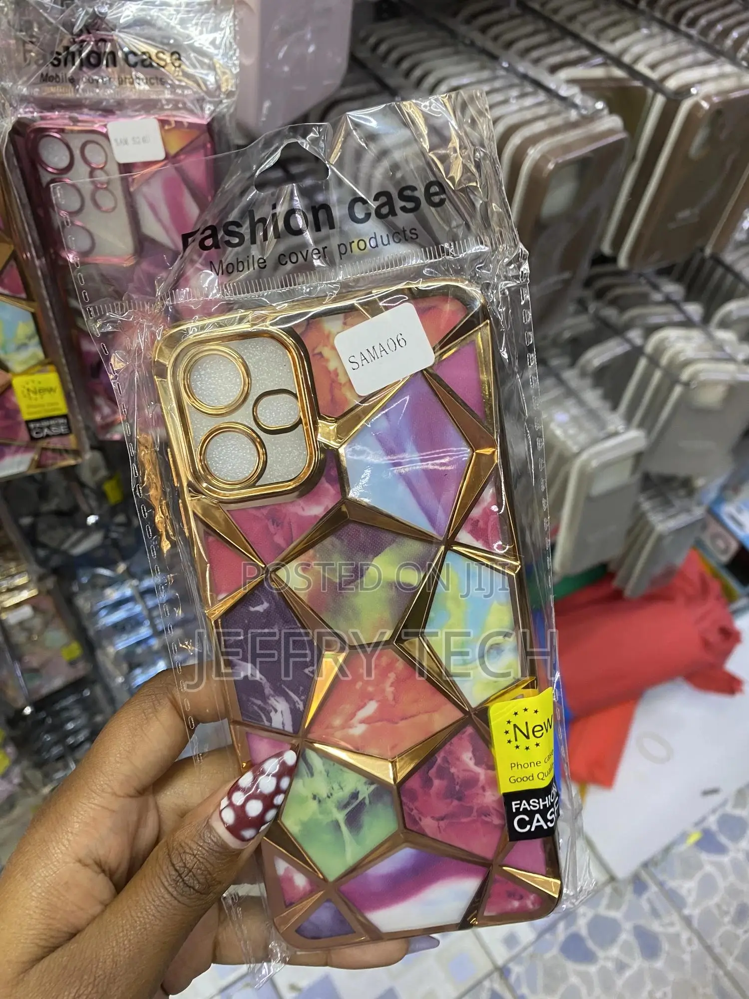 Xscot Samsung Galaxy A06 Glitter Sparkle Diamond Print Case