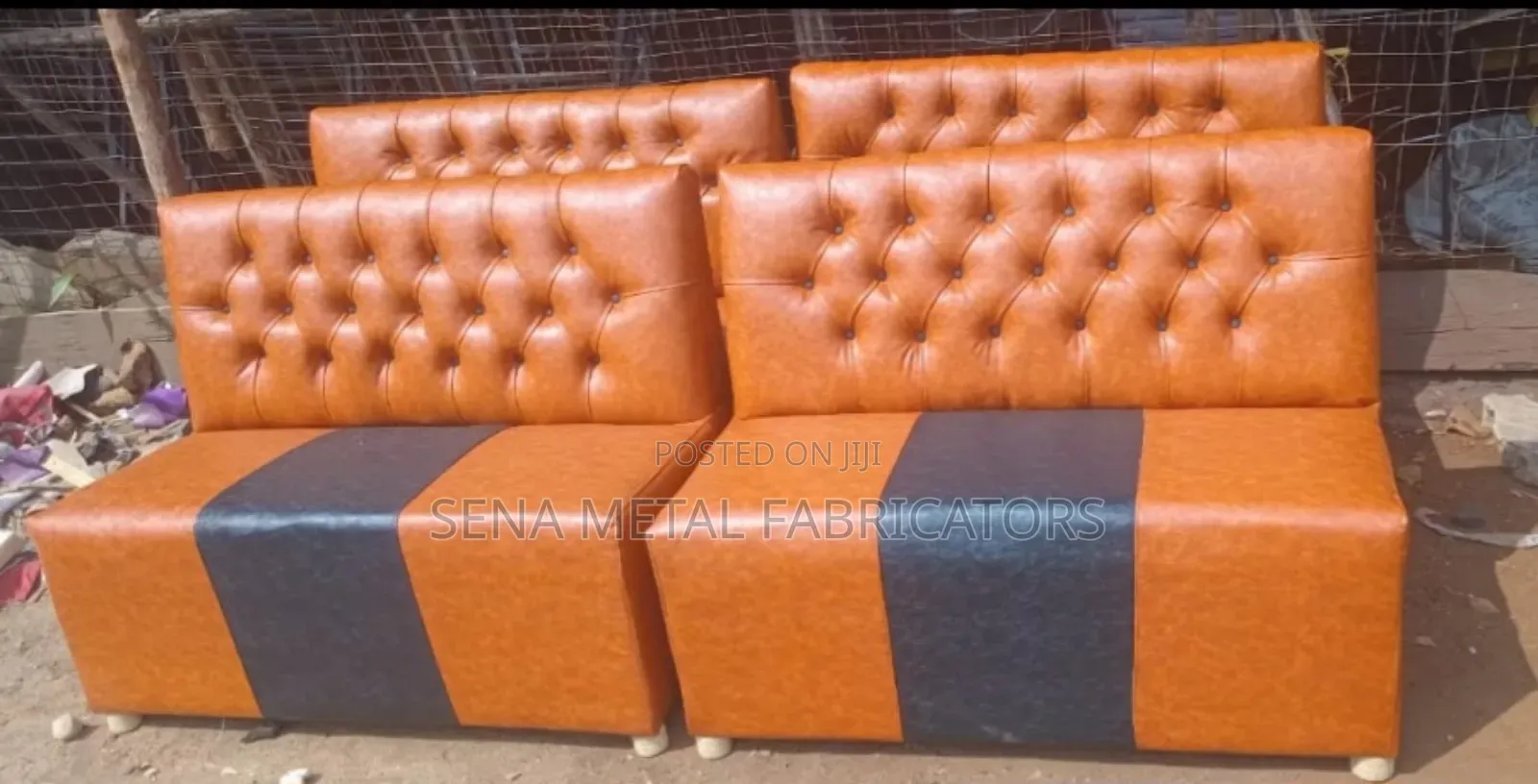 Custom-Made Restaurant Couches.