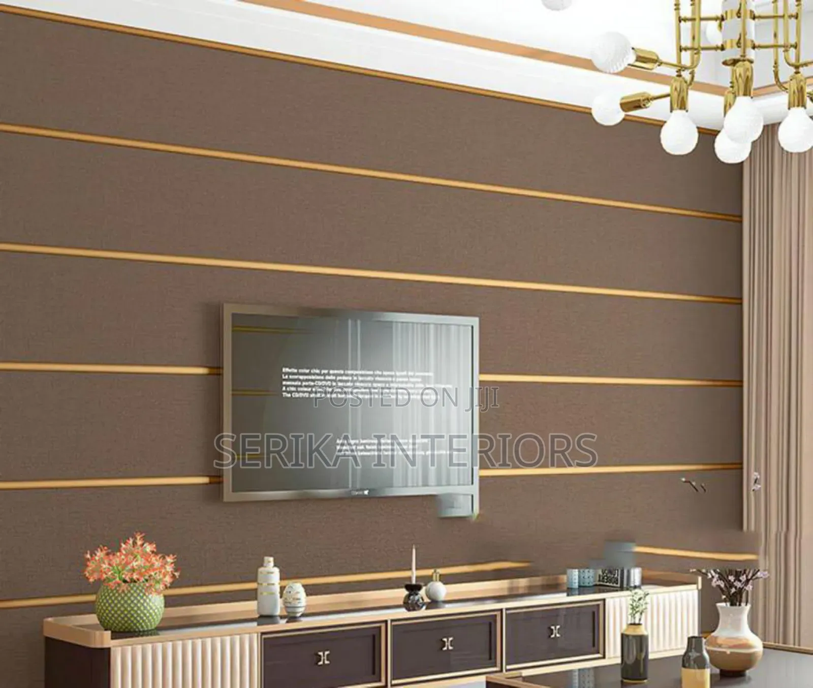 Lines Wallpapers Tv Room Environmental Friendly Wallpapers