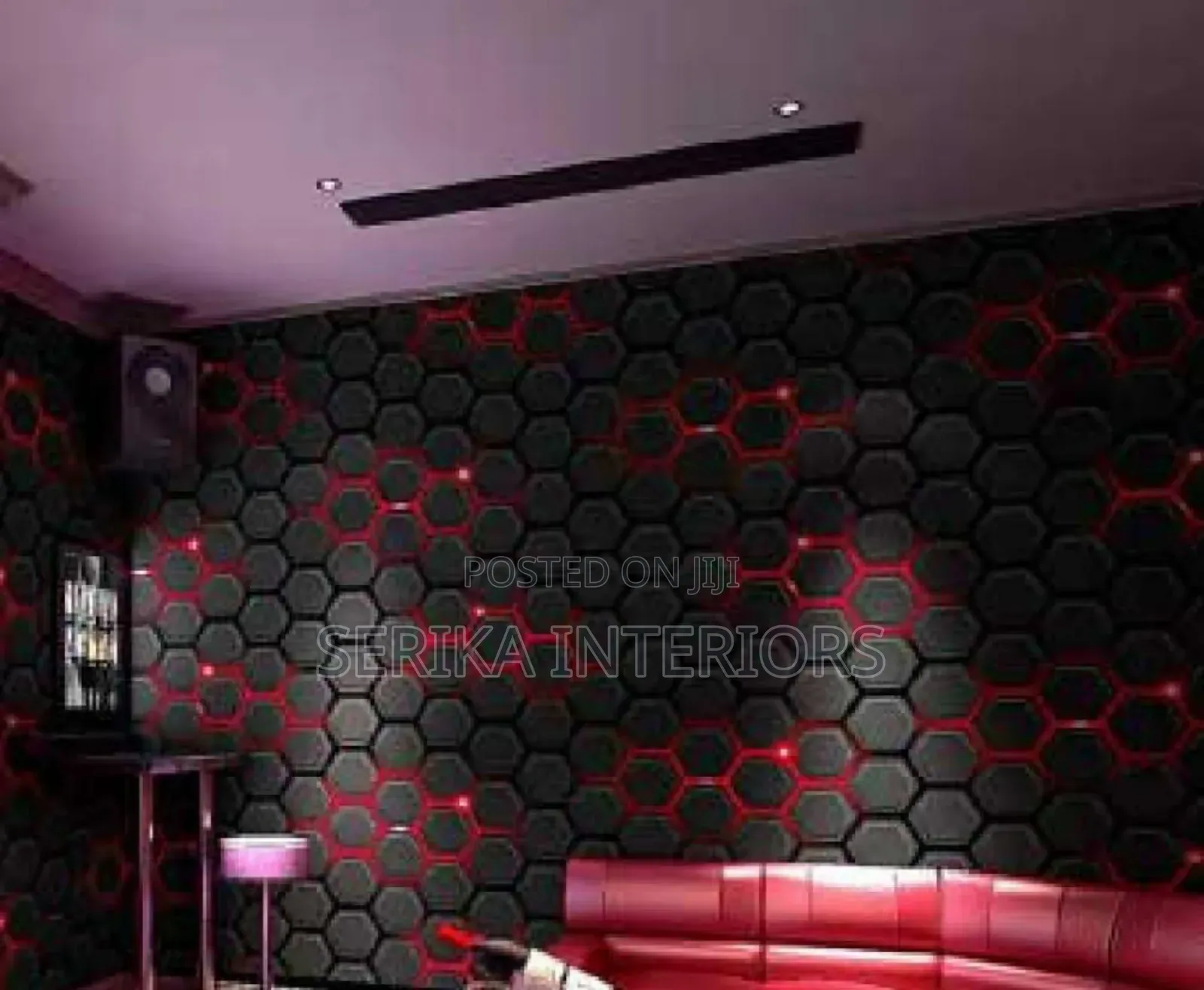 Red 3d Night Club Wallpapers Wallpapers Environmental Friendly