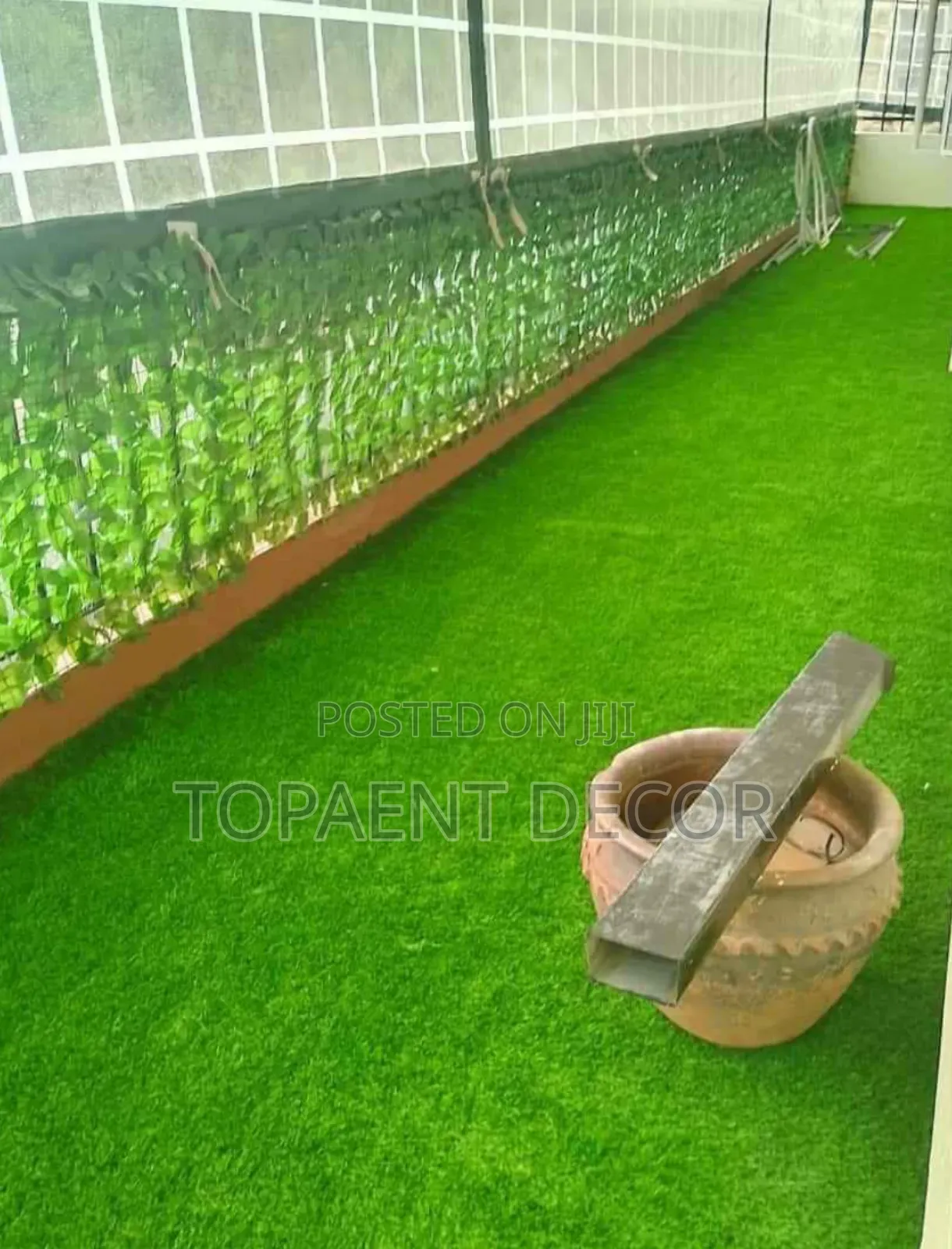 Green On Repeat Balcony 10mm Thick Artificial Grass Carpet